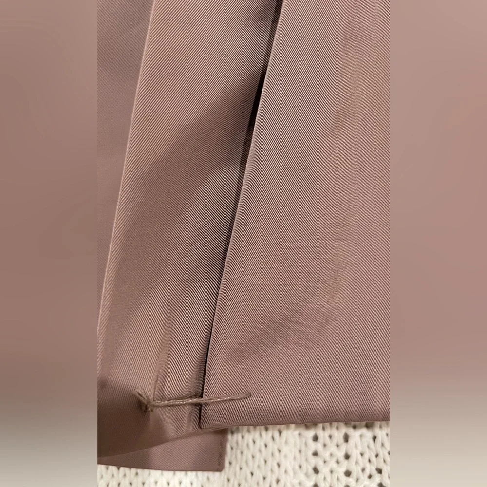 NWT Sosken Studios Trench Raincoat Lightweight Mastic Women’s L - Picture 7 of 8